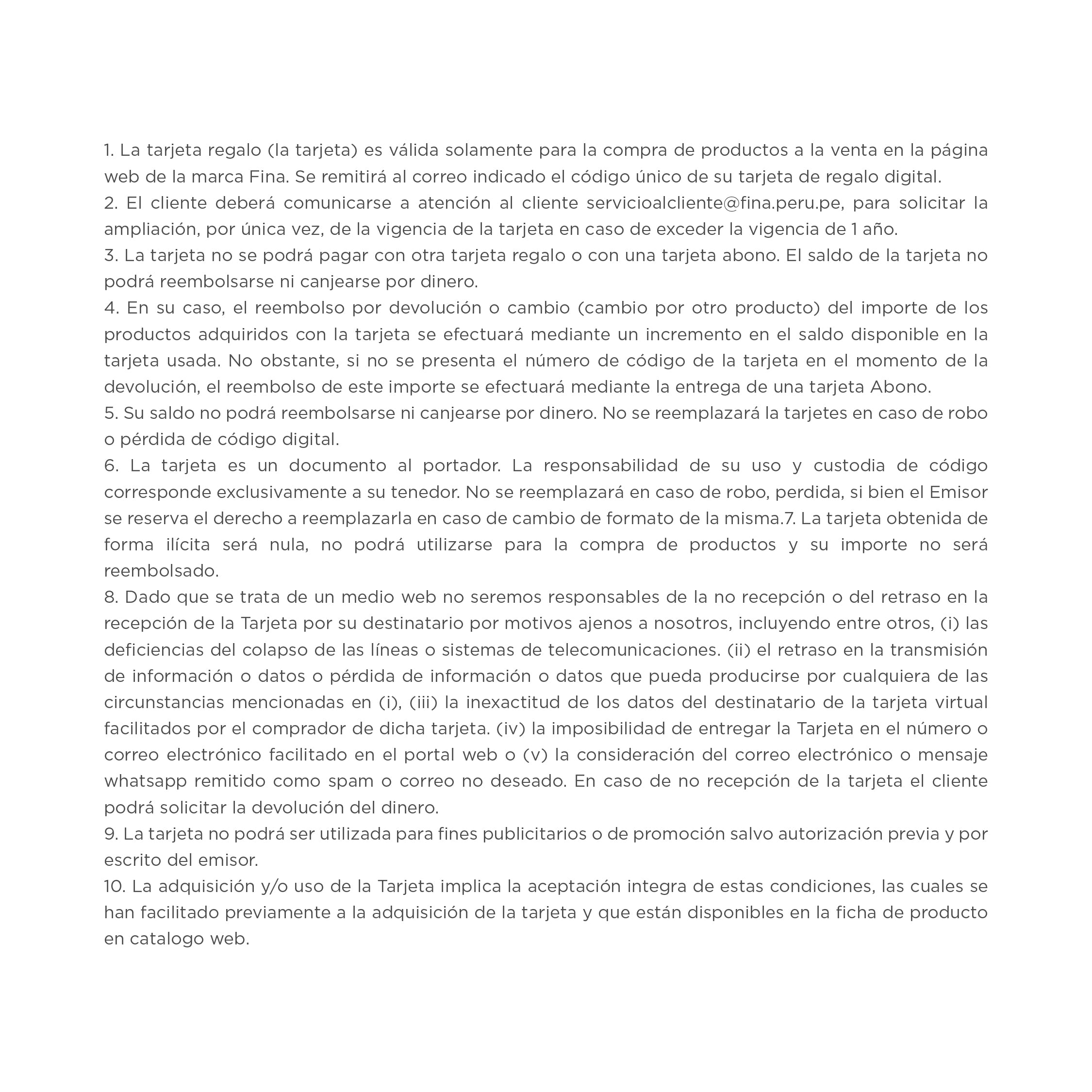 Tarjeta de regalo de S/ 100