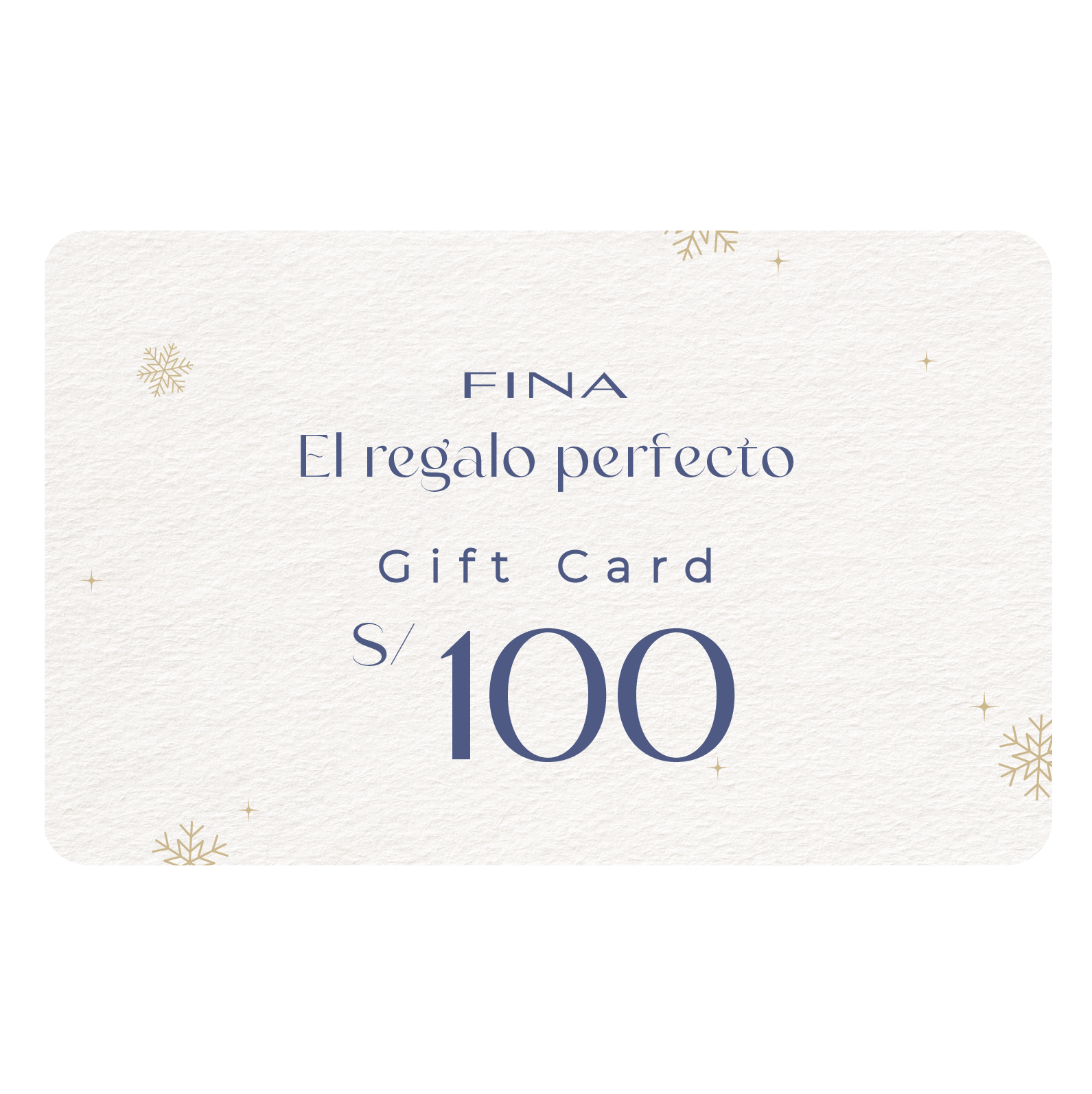 Tarjeta de regalo de S/ 100