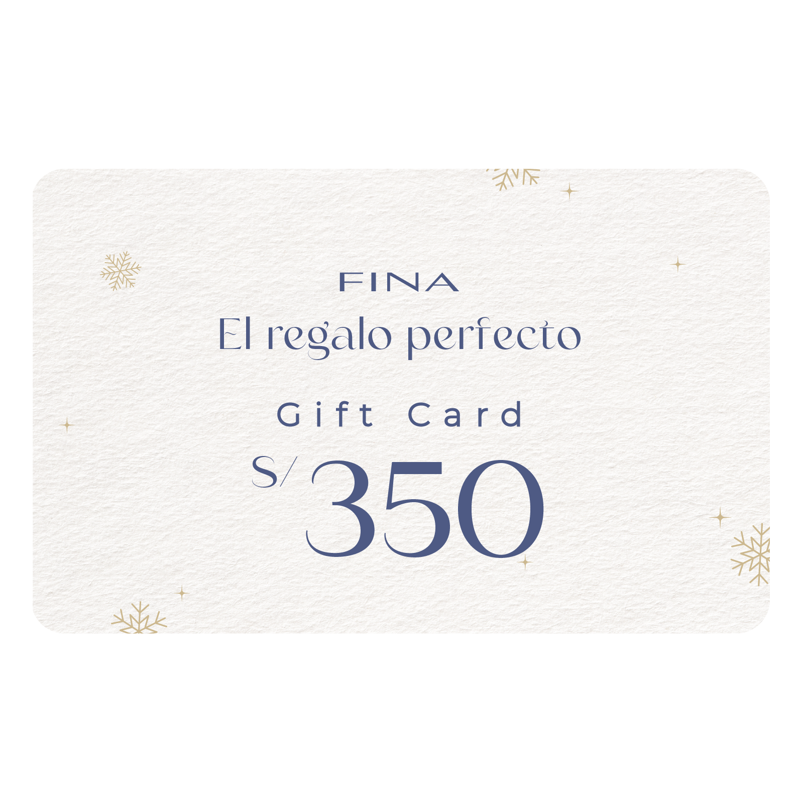 Tarjeta de regalo de S/ 350