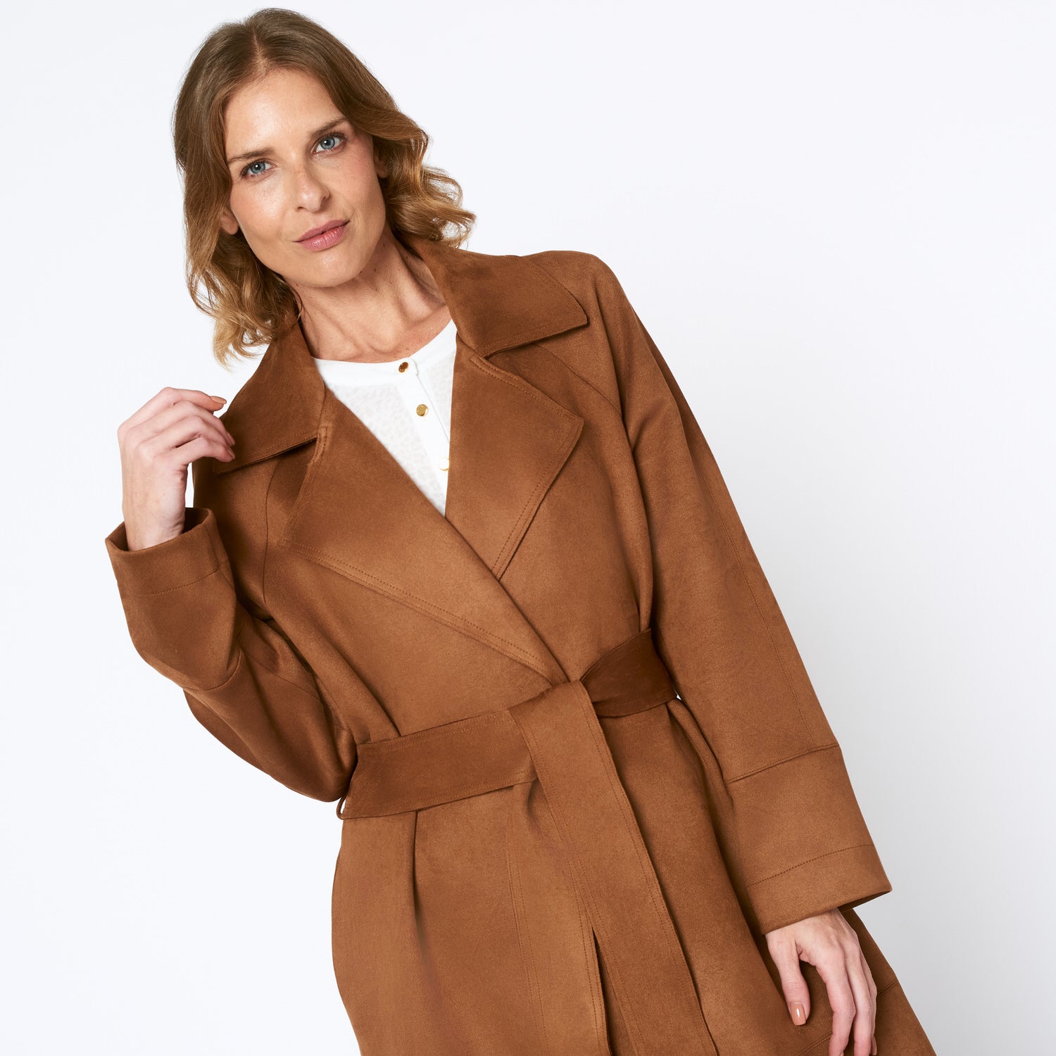 Abrigo Leonor Camel