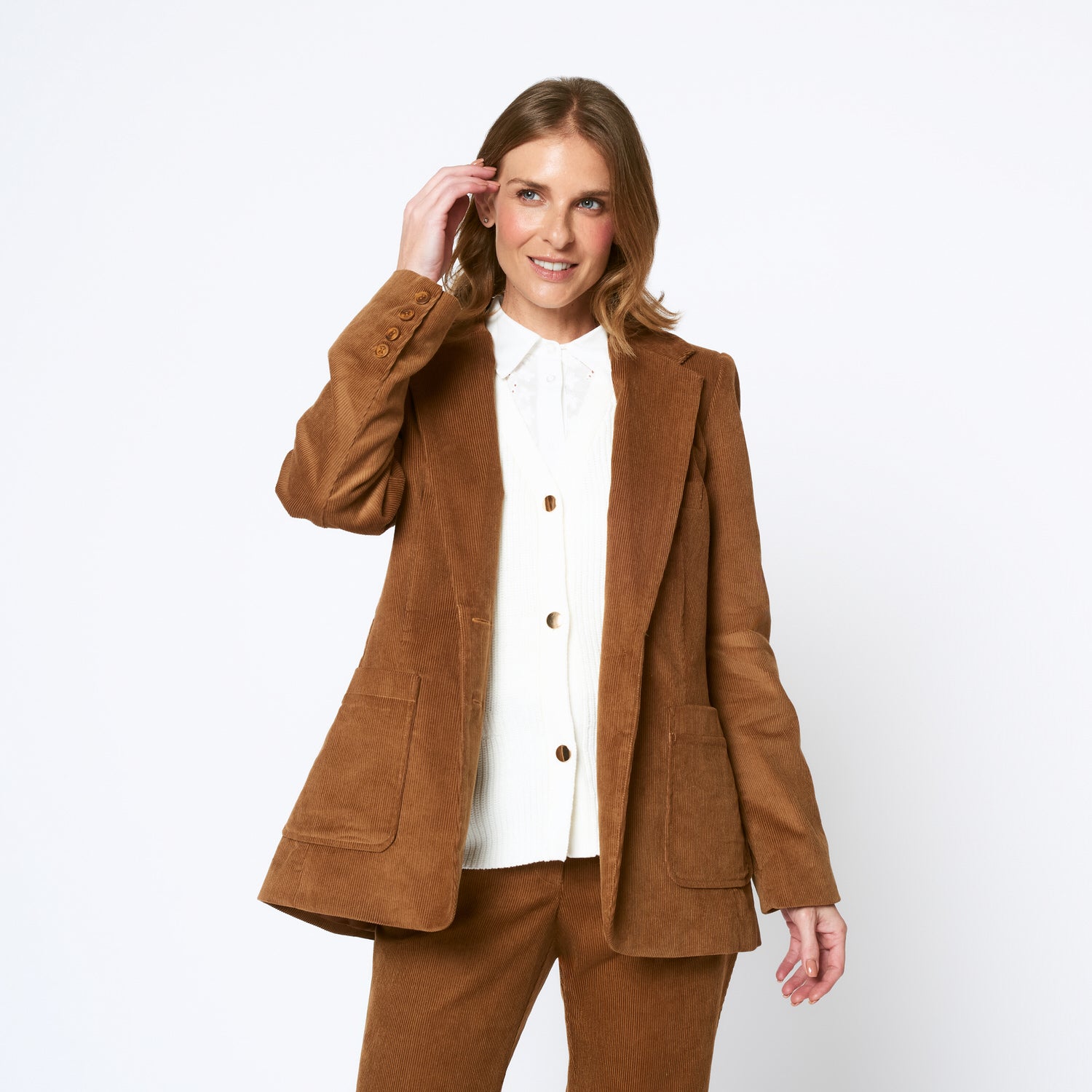 Blazer Rosa Camel