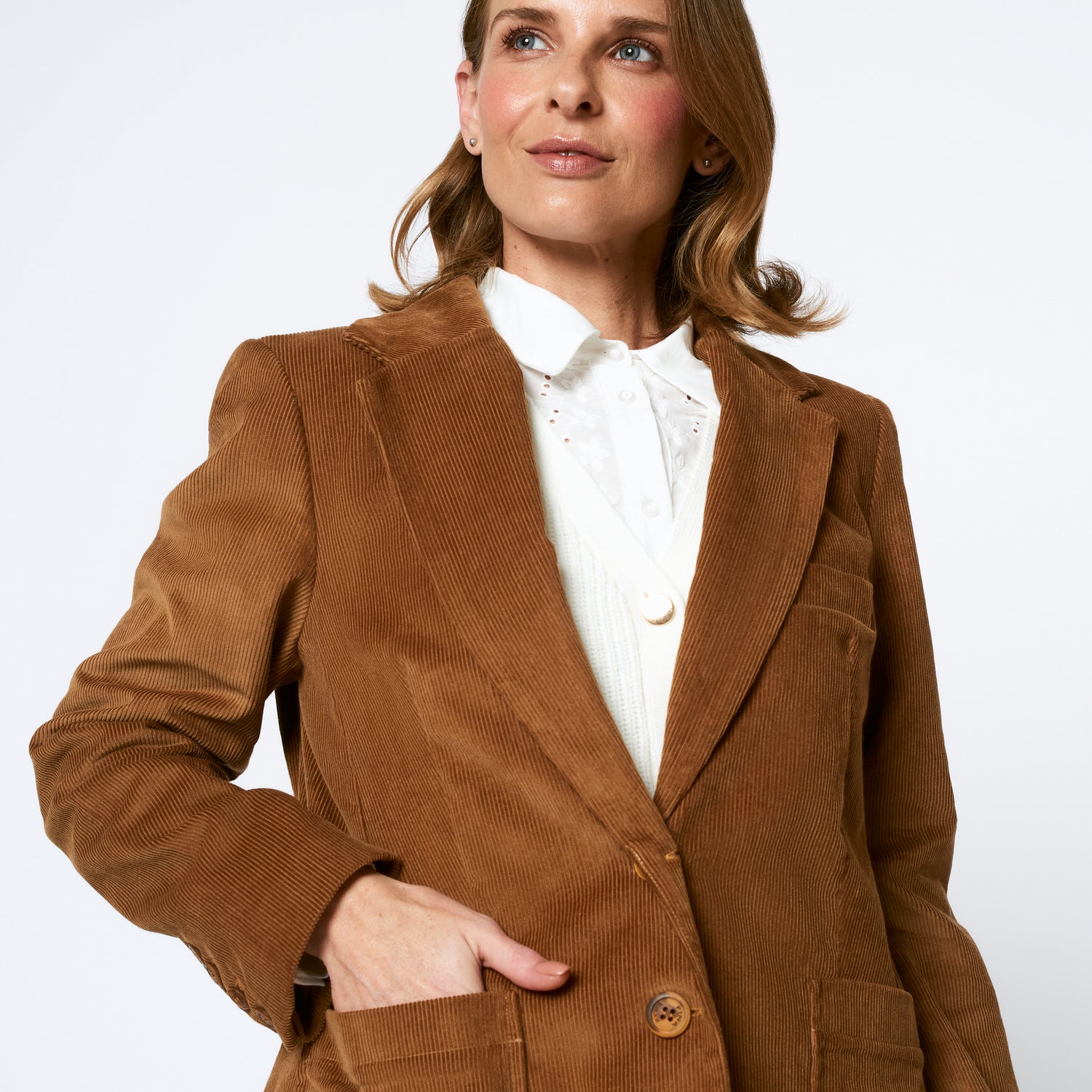 Blazer Rosa Camel