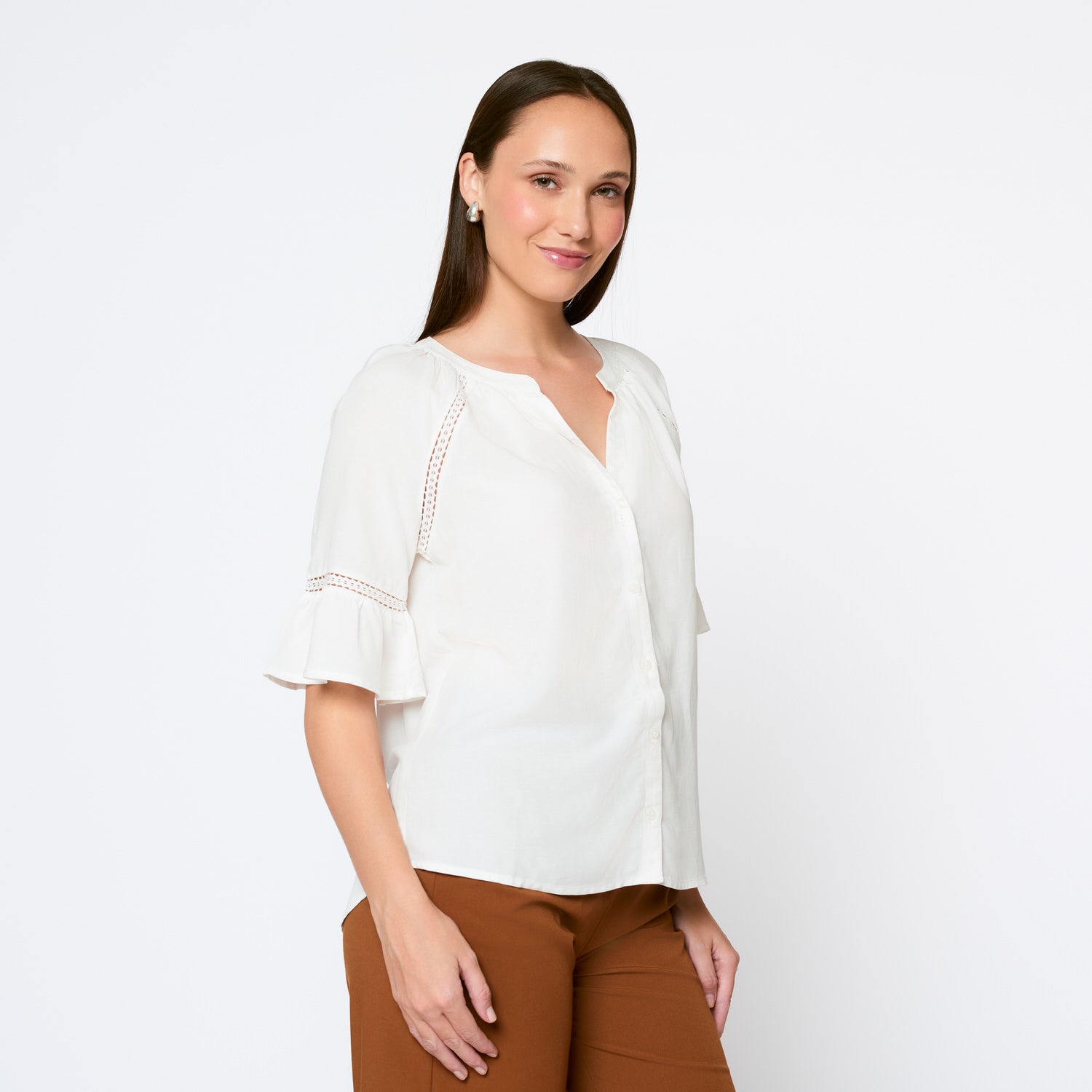 Blusa Corina Hueso