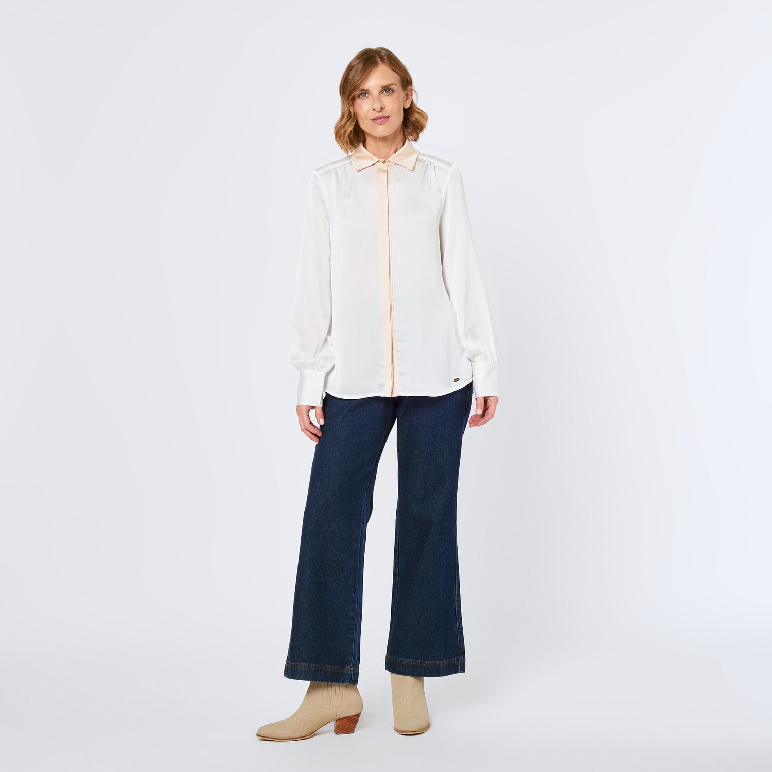 Blusa Galilea Hueso