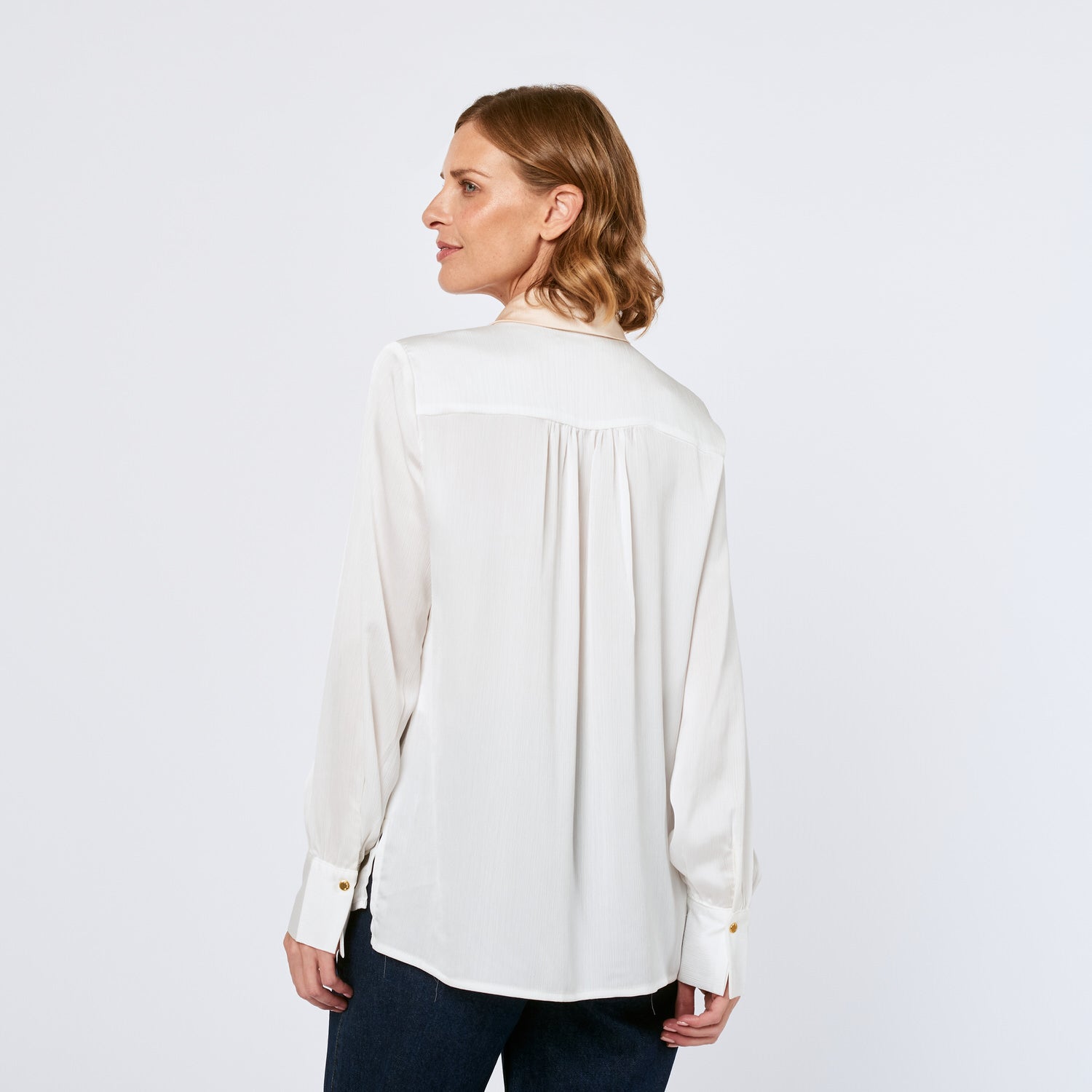 Blusa Galilea Hueso