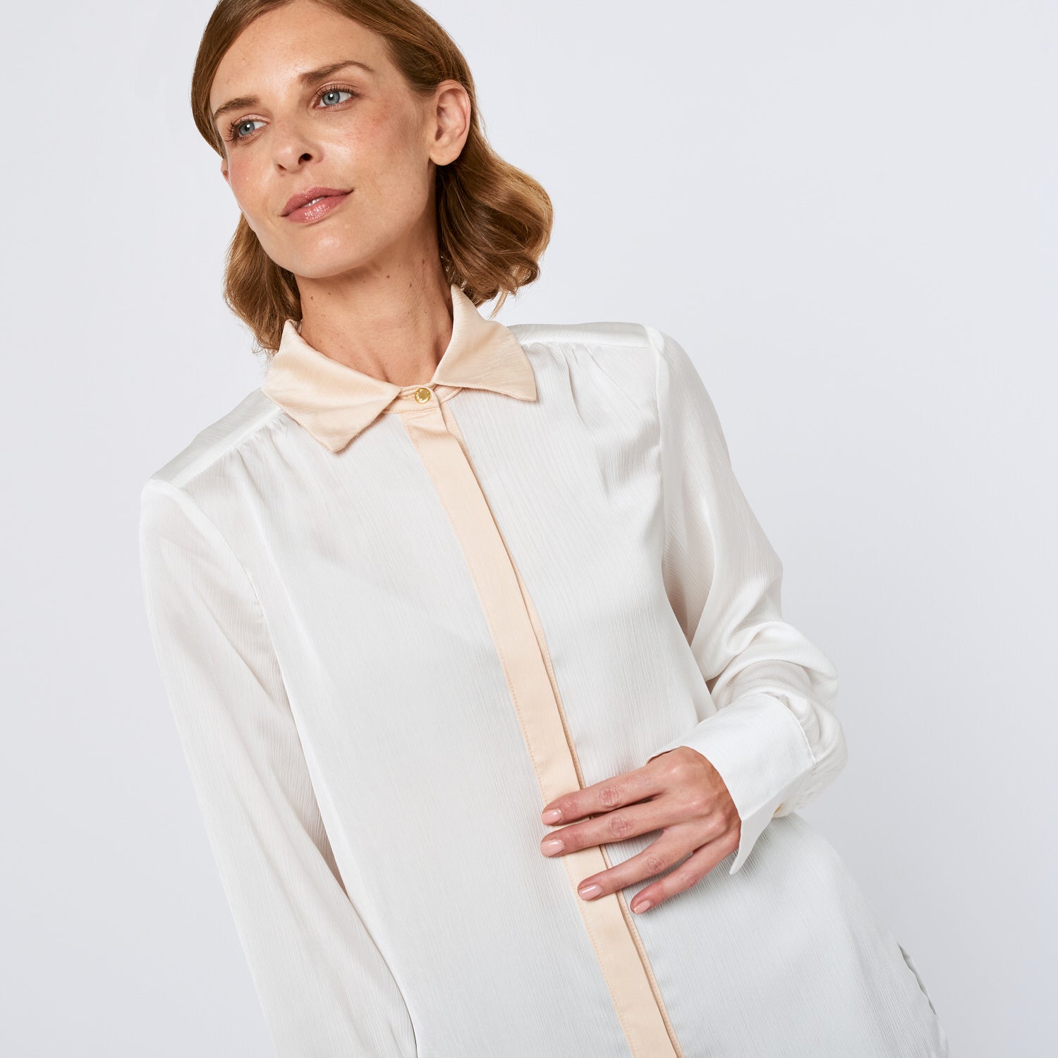 Blusa Galilea Hueso