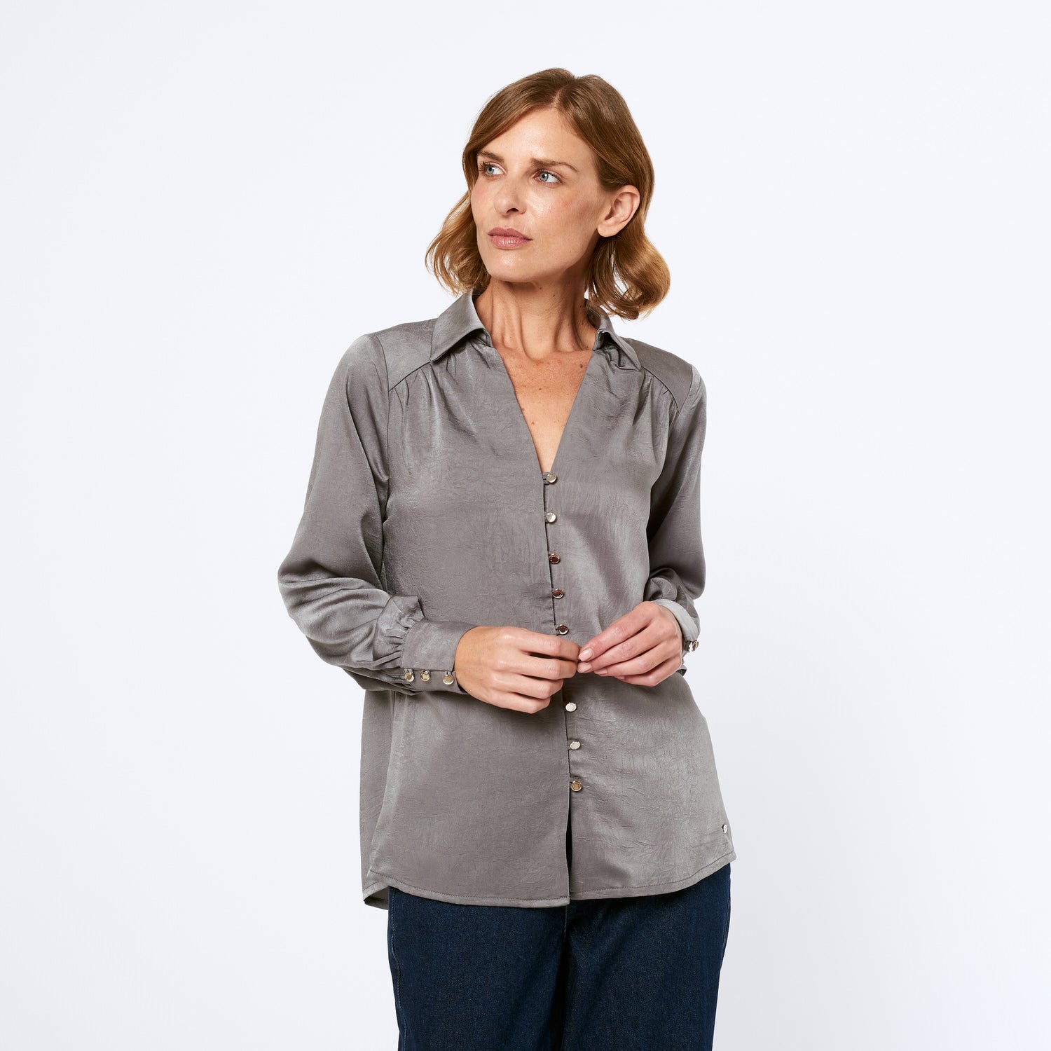 Blusa Gari Gris