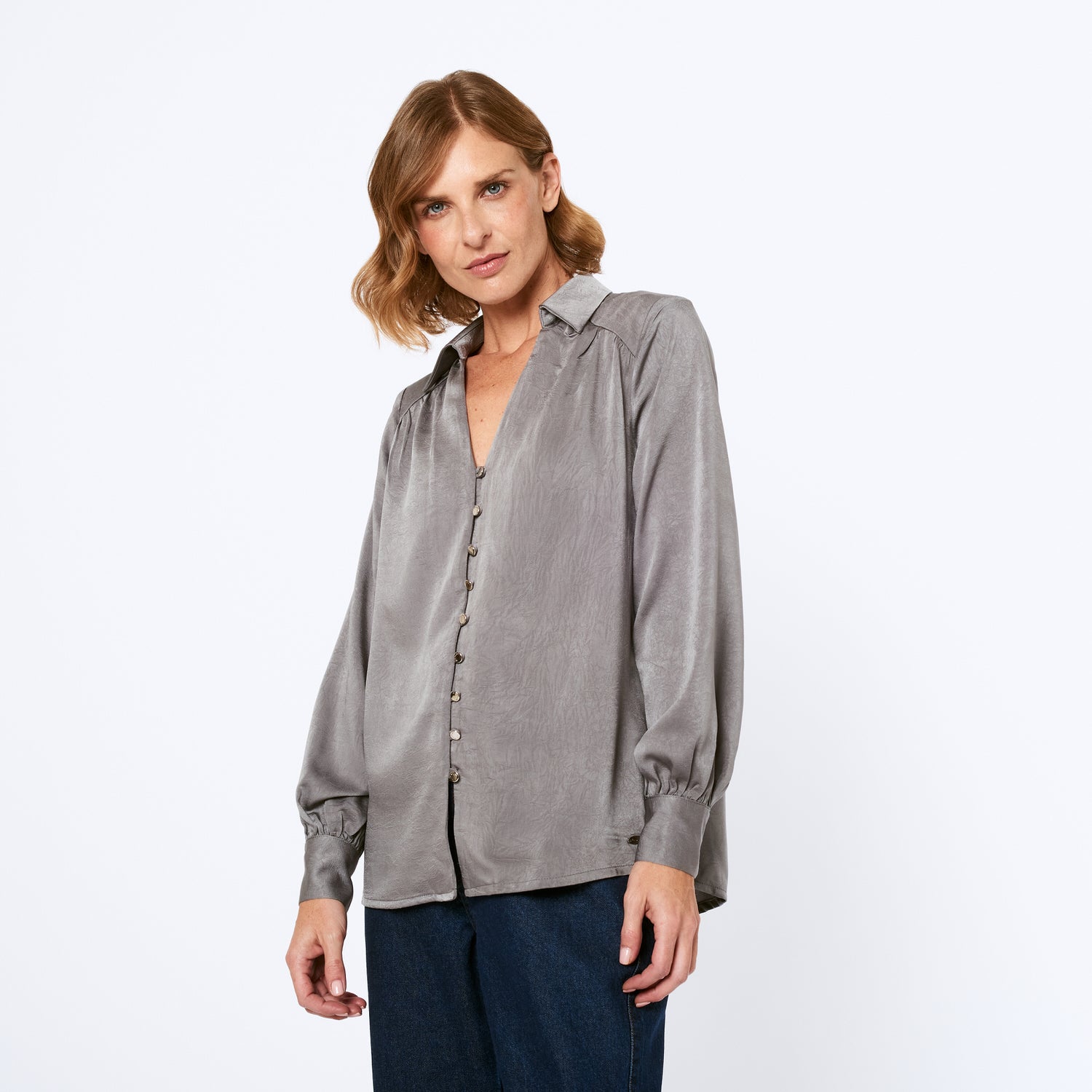 Blusa Gari Gris