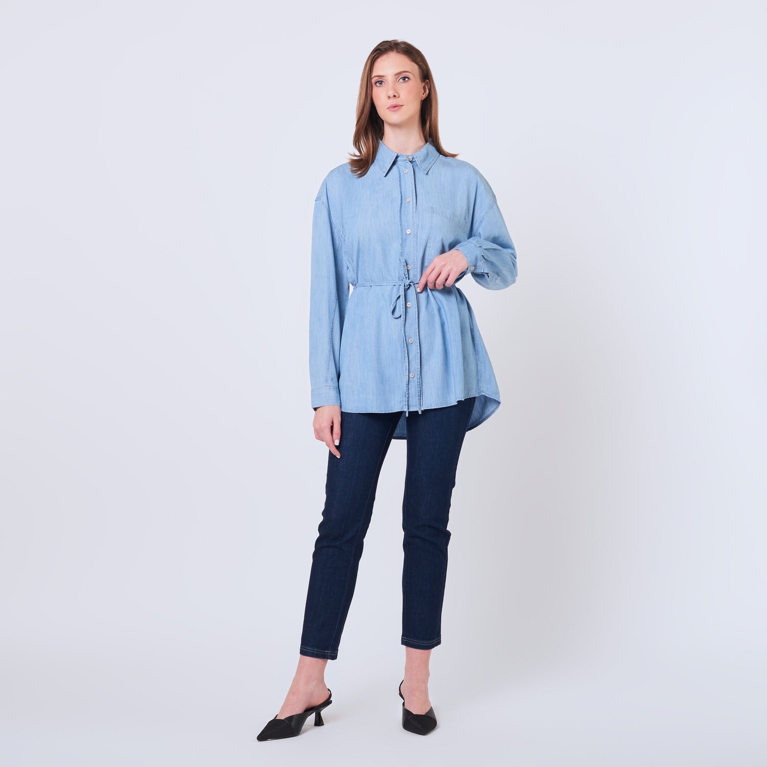 Blusa Gisela Celeste