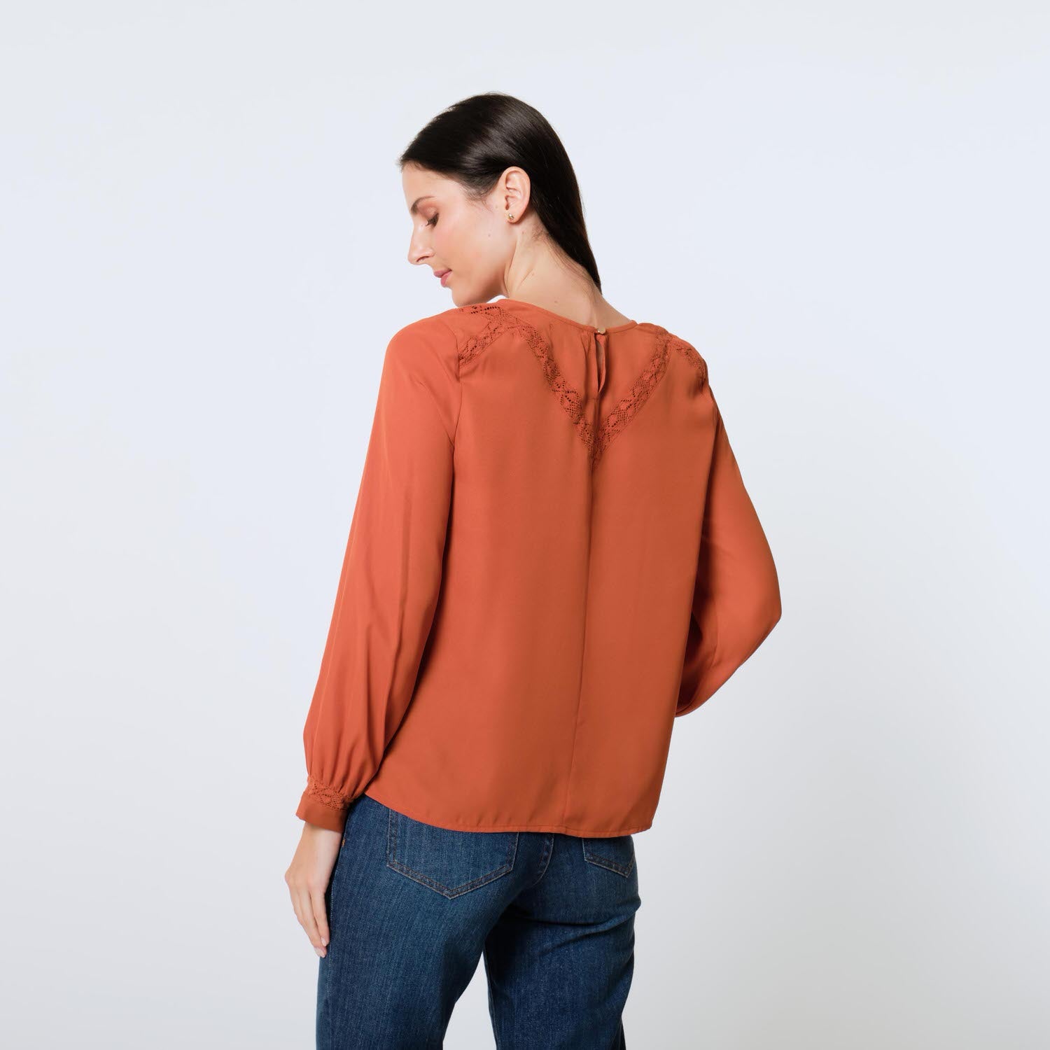 Blusa Gitana Naranja