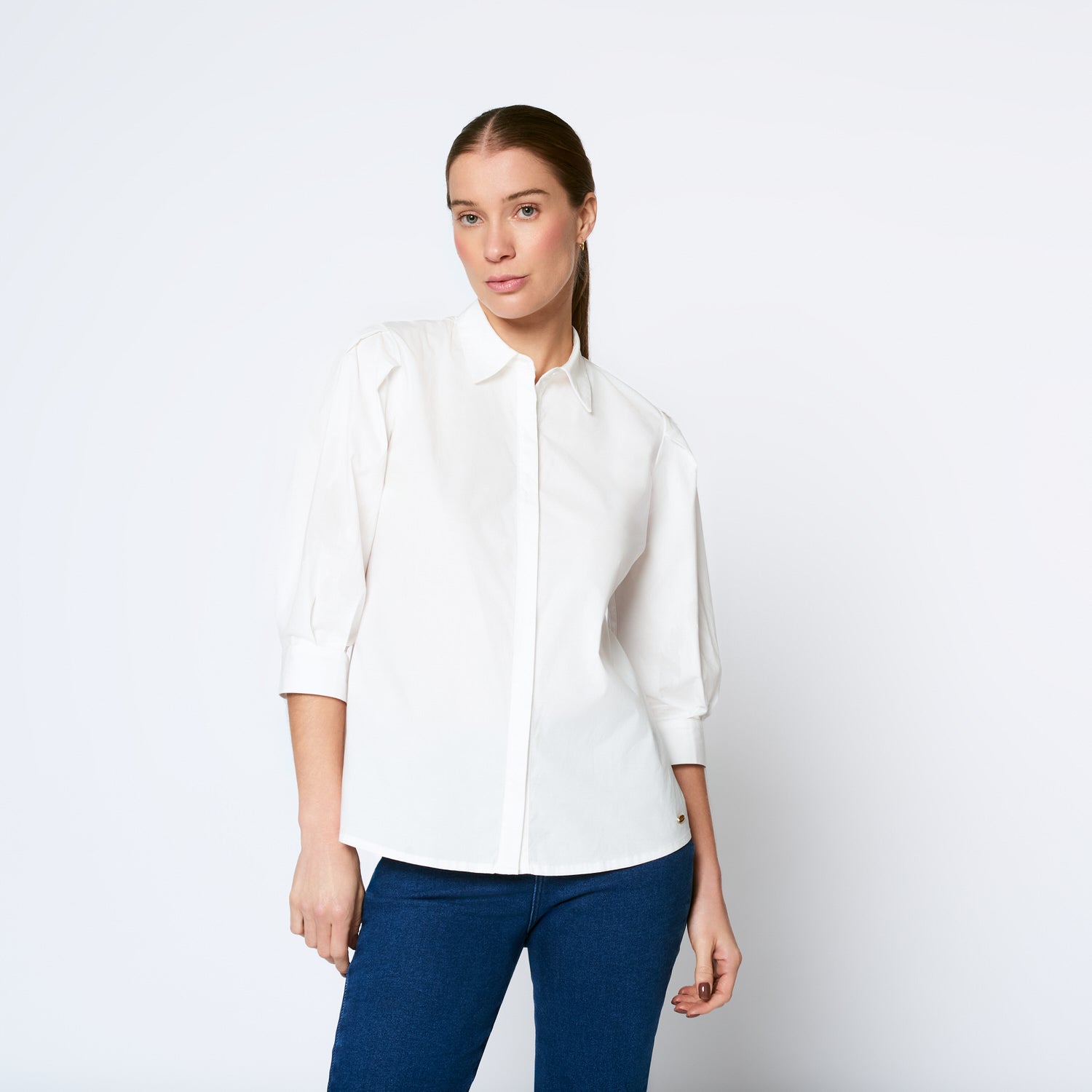 Blusa Kendall Hueso