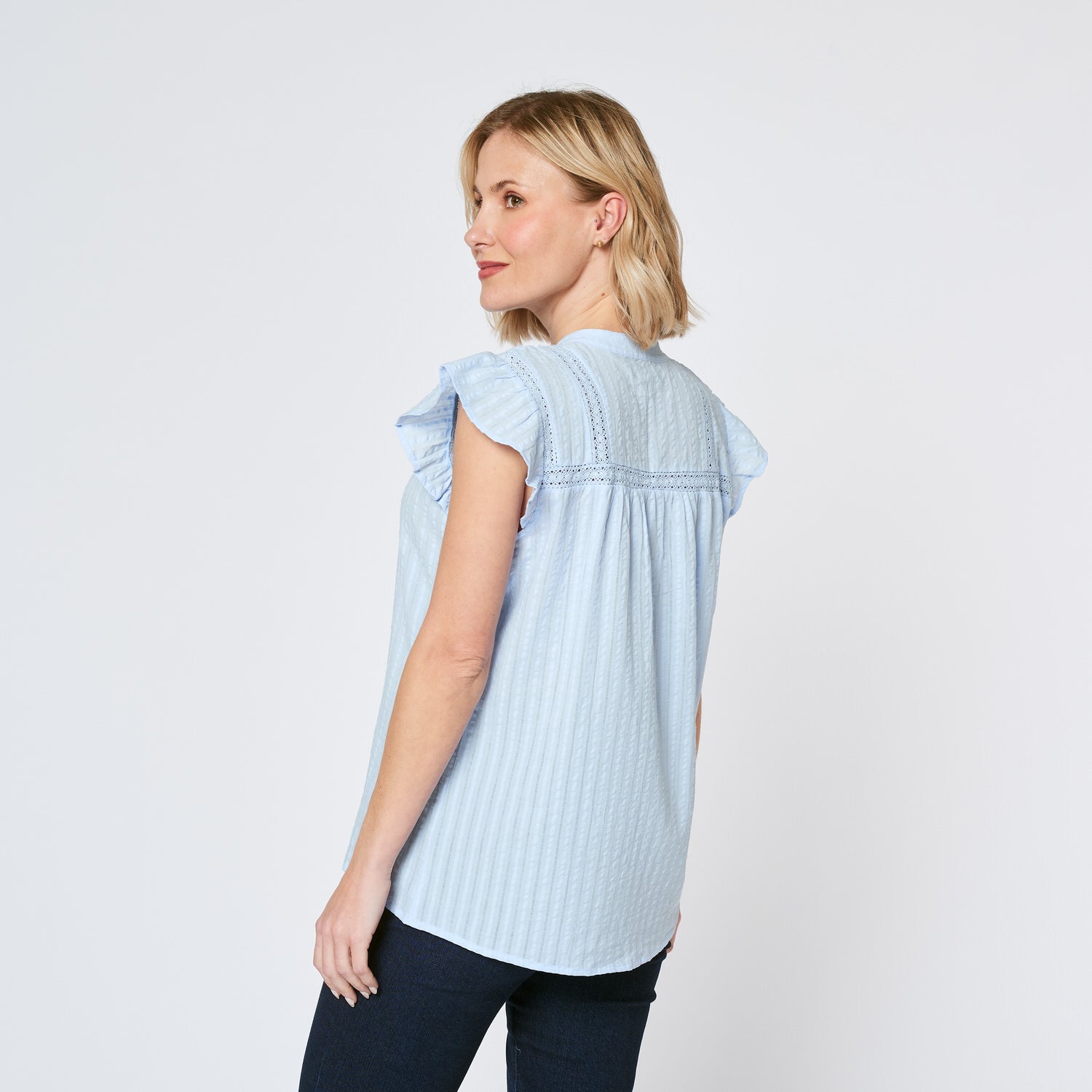 Blusa Matilde Celeste
