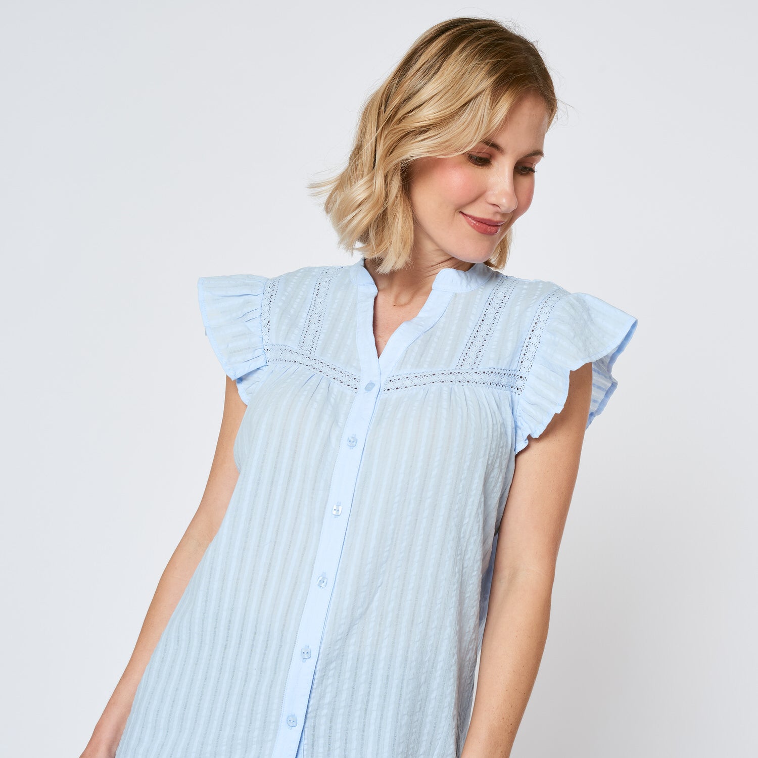Blusa Matilde Celeste