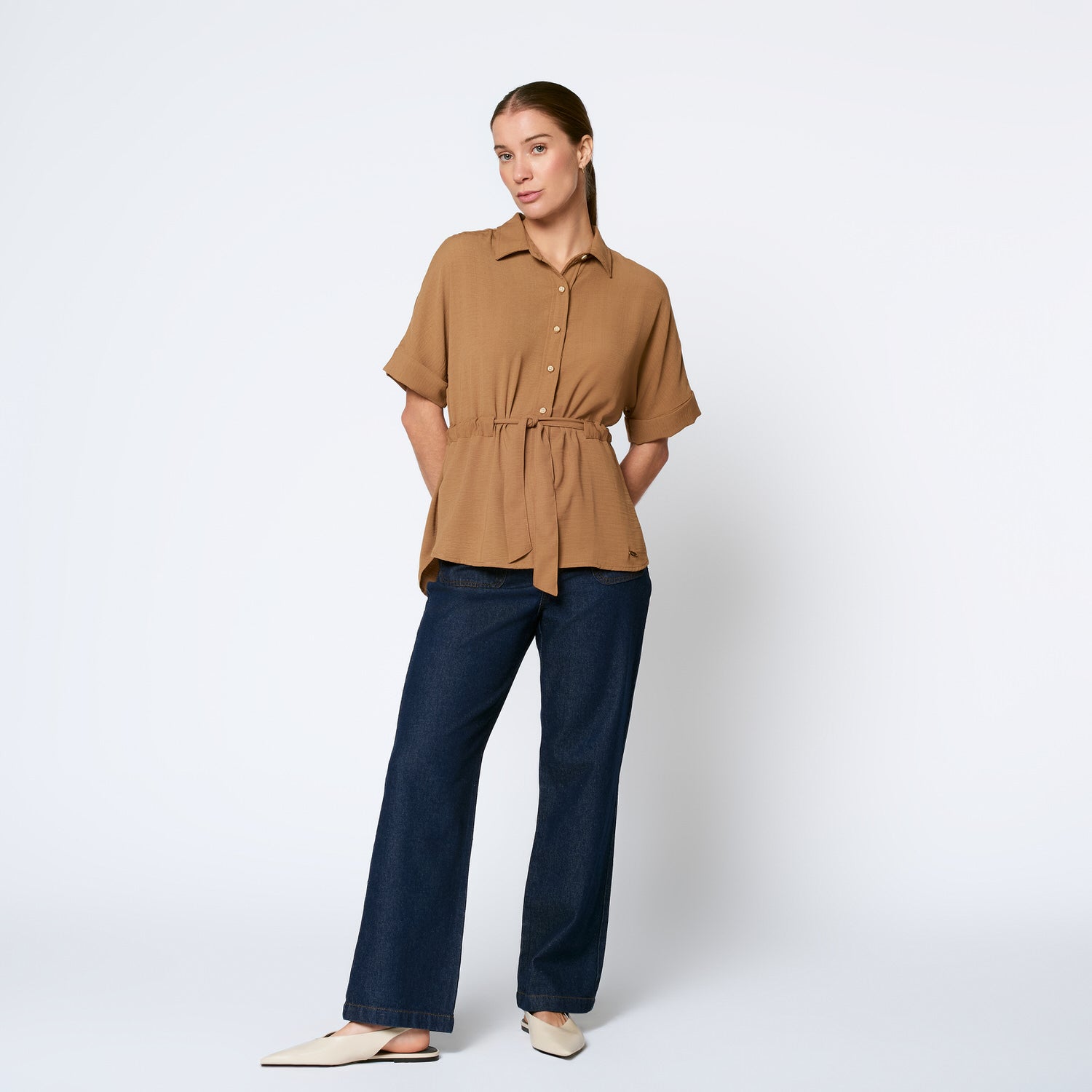 Blusa Prima Camel