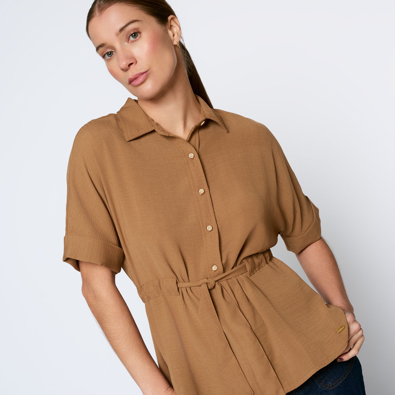 Blusa Prima Camel