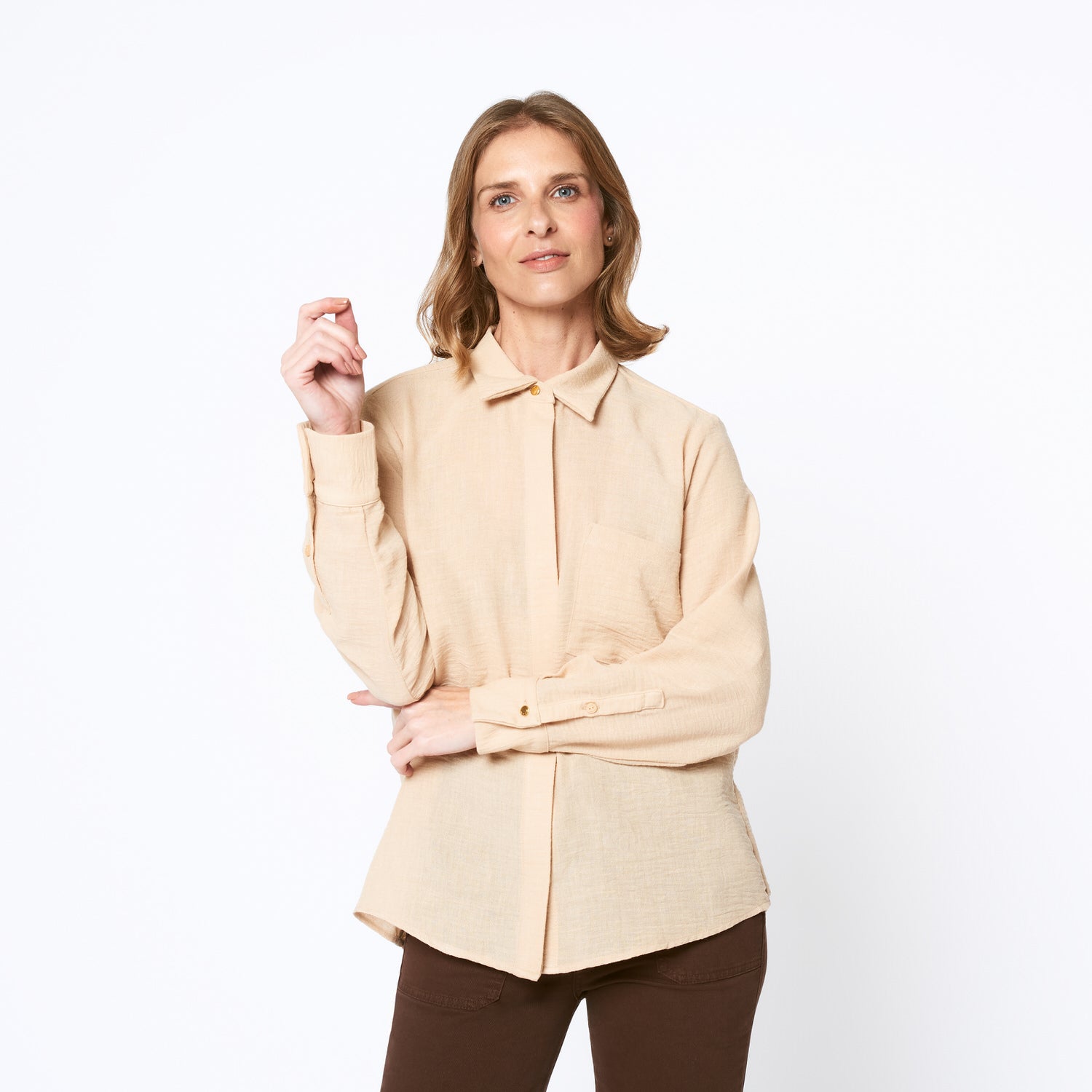 Blusa Reika Beige