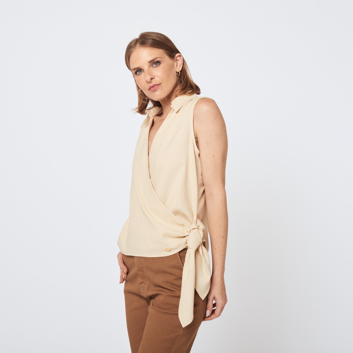 Blusa Salome Beige