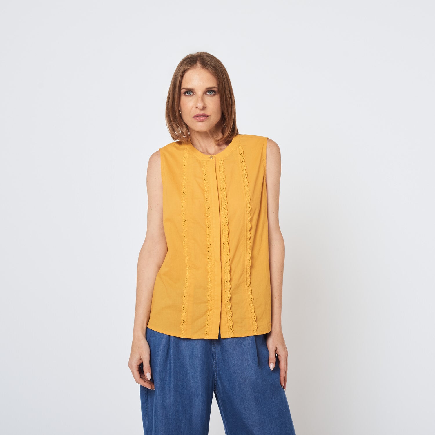 Blusa Samantha Mostaza