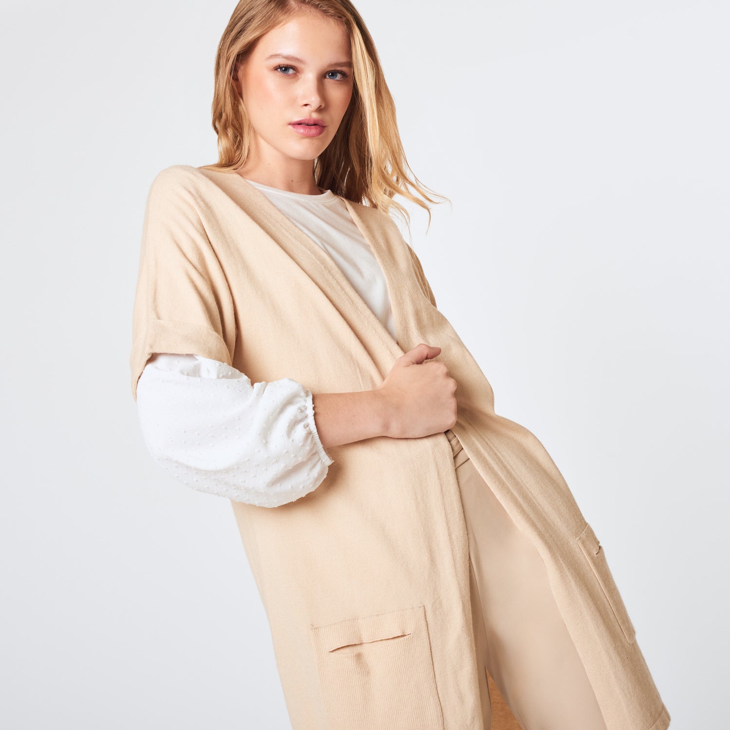 Cardigan New Belinda Beige