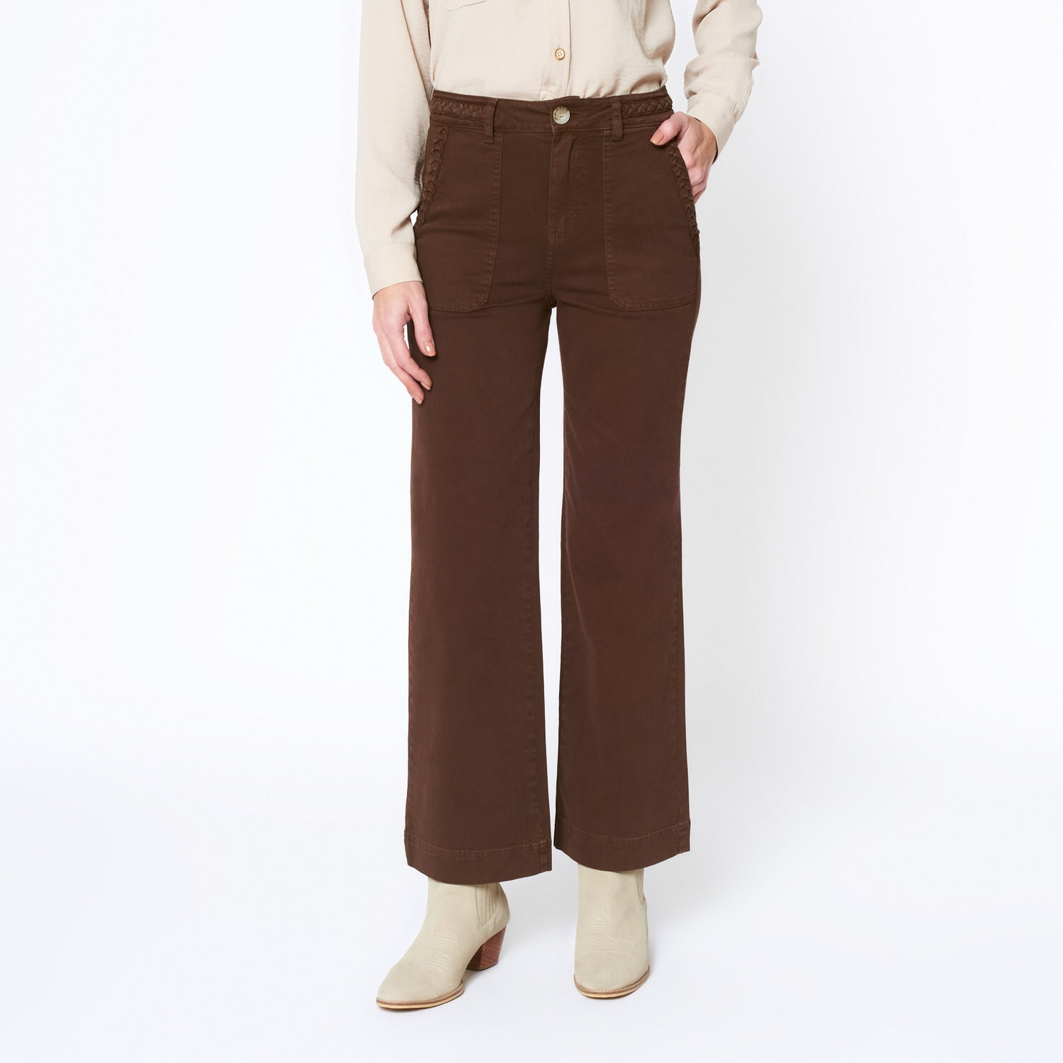 Pantalon Filomena Marron