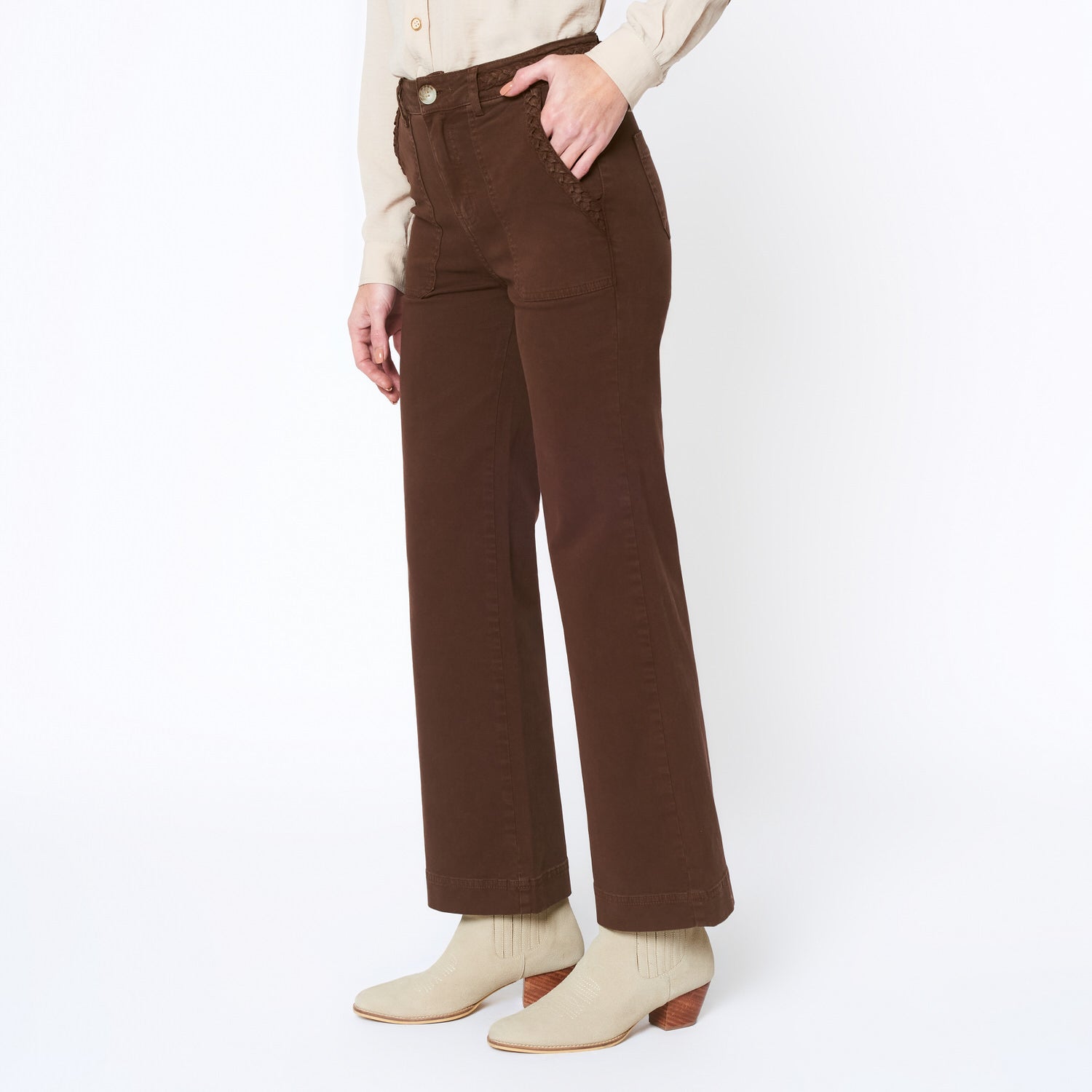Pantalon Filomena Marron