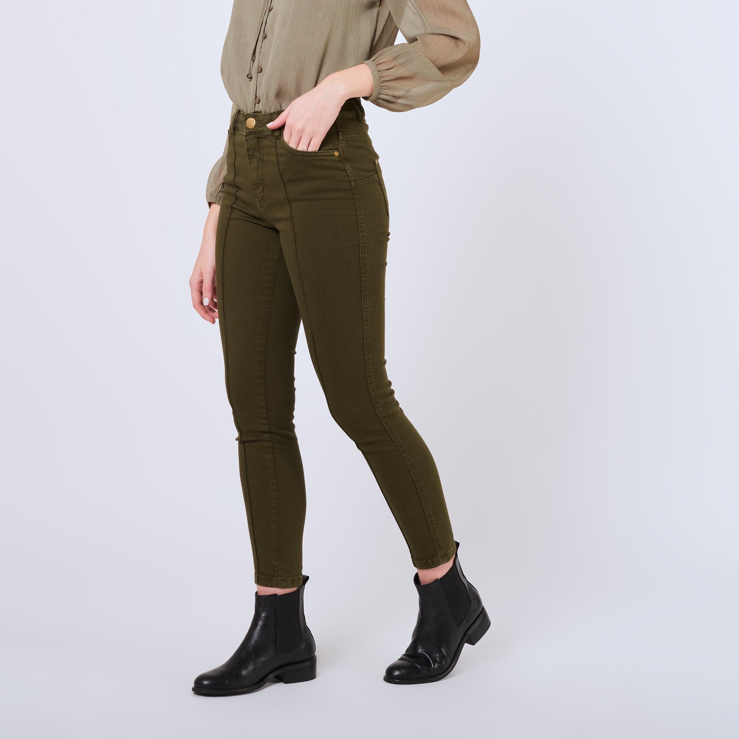 Pantalon Fiorella Verde2