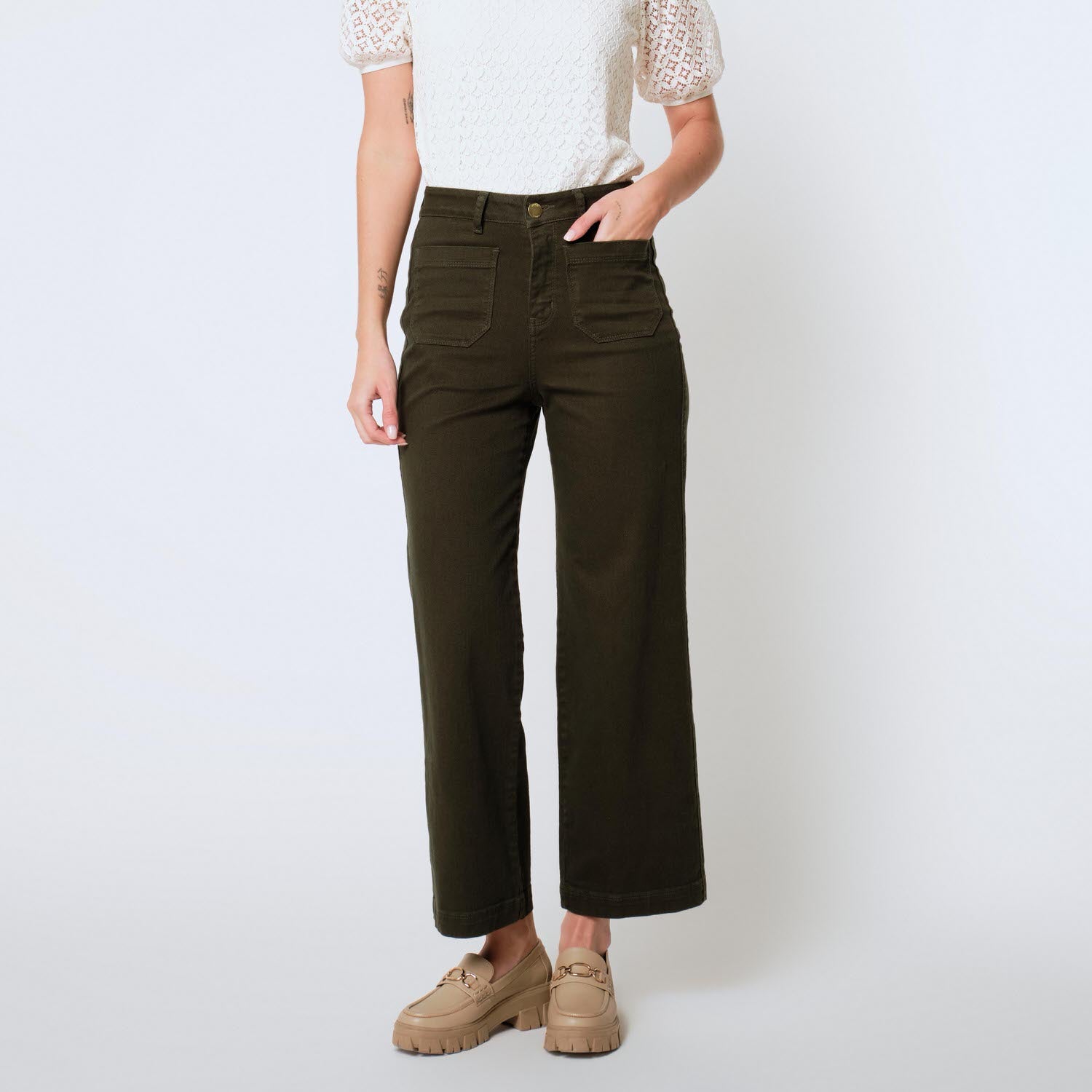 Pantalon Glen Verde