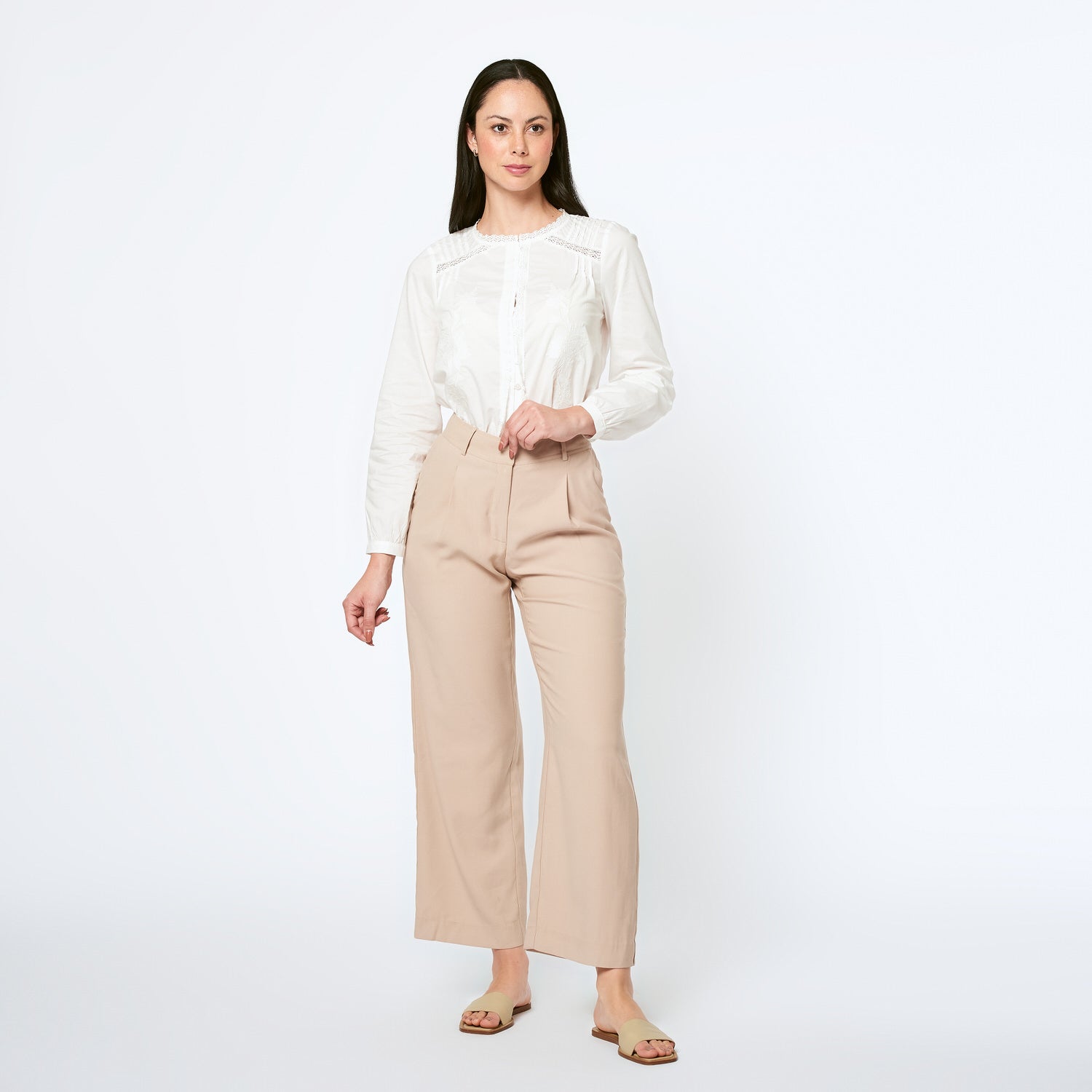 Pantalon Marita Beige