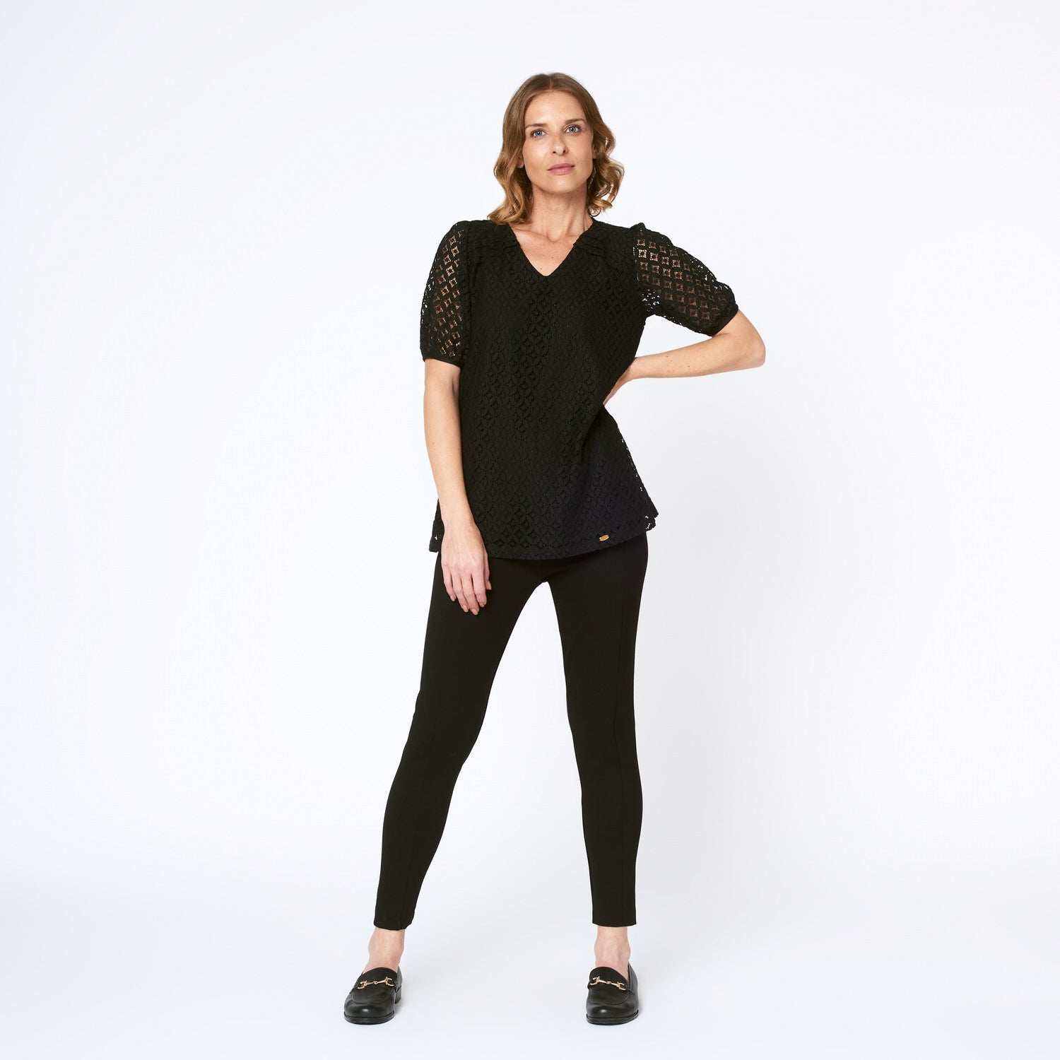 Polo Fabiola Negro