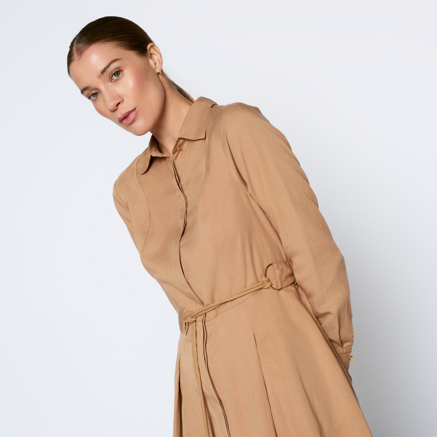 Vestido Hudson Camel