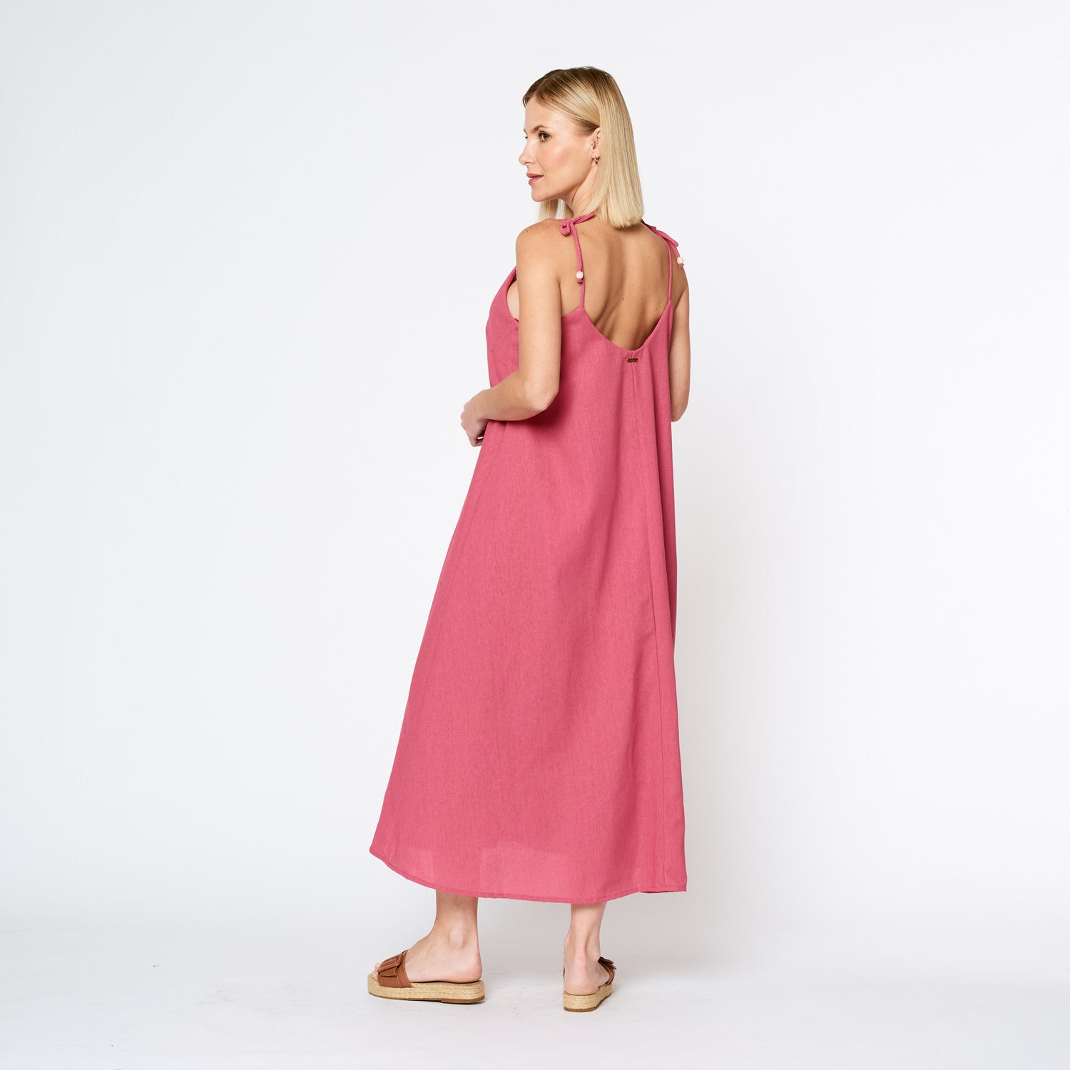 Vestido Leonor Rosado