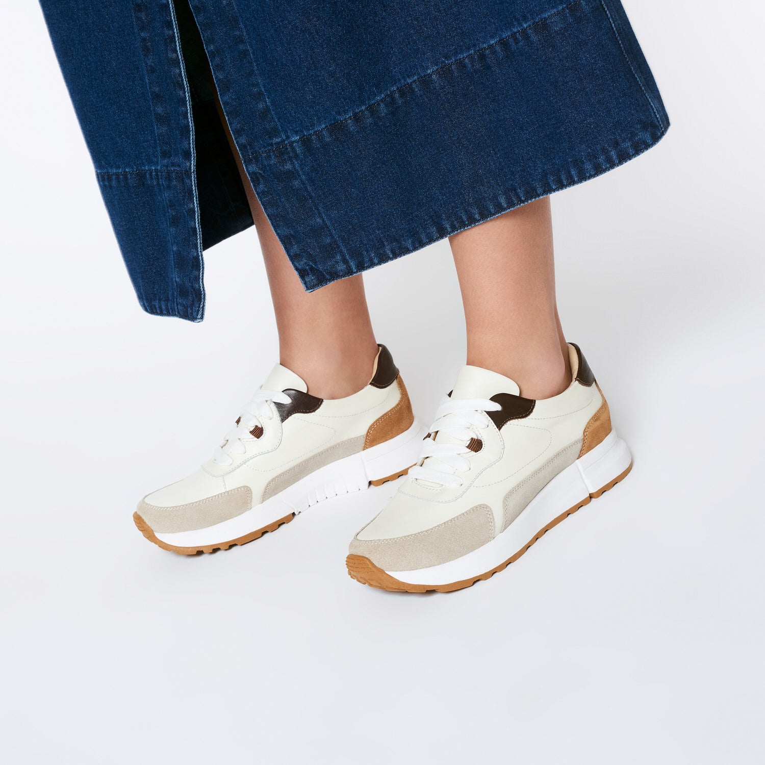 Zapatilla Trina Hueso